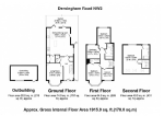 Floorplan of Dersingham Road, Childs Hill, London, NW2 1SN