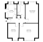 Floorplan of Rosebank Close, North Finchley, London, N12 9LJ